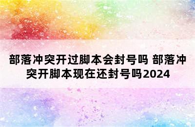 部落冲突开过脚本会封号吗 部落冲突开脚本现在还封号吗2024